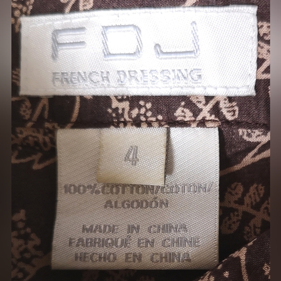 FDJ French Dressing blouse. Size 4 - Picture 5 of 8